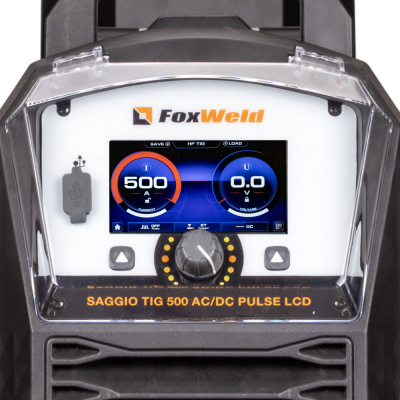 Аппарат аргонодуговой сварки FOXWELD SAGGIO TIG 500 AC/DC PULSE LCD фото в интернет-магазине "Салмет"