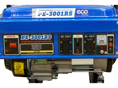 Электростанция (генератор бензиновый) ECO PE-3001RS (2.5 кВт, 230 В, бак 15.0 л, вес 36.5 кг) (PE-3001RS) фото в интернет-магазине "Салмет"