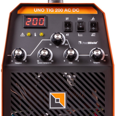 Аппарат аргонодуговой сварки FOXWELD UNO TIG 200 AC/DC фото в интернет-магазине "Салмет"