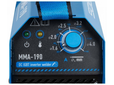 Сварочный инвертор SOLARIS MMA-190 фото в интернет-магазине "Салмет"