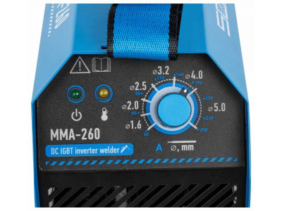 Сварочный инвертор SOLARIS MMA-260 фото в интернет-магазине "Салмет"