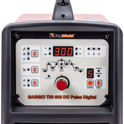 Аппарат аргонодуговой сварки FOXWELD SAGGIO TIG 300 DC Pulse Digital фото в интернет-магазине "Салмет"