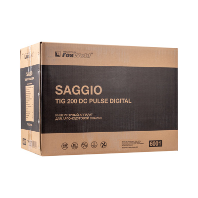 Аппарат аргонодуговой сварки FOXWELD SAGGIO TIG 200 DC Pulse Digital (пр-во FoxWeld/КНР) фото в интернет-магазине "Салмет"