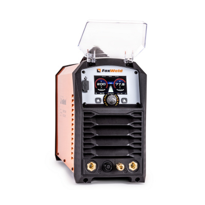 Аппарат аргонодуговой сварки FOXWELD SAGGIO TIG 205P AC/DC LCD PFC фото в интернет-магазине "Салмет"