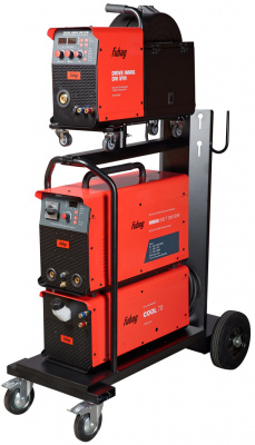 Сварочный полуавтомат FUBAG INMIG 500T DW SYN + DRIVE INMIG DW + шланг-пакет 5 м + горелка FB 500 3 м + блок жидкостного охлаждения Cool 70 + тележка фото в интернет-магазине "Салмет"