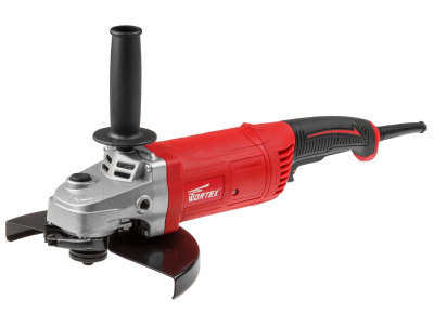 Двуручная углошлифмашина WORTEX AG 2326 в кор. (2600 Вт, диск 230х22 мм, плавный пуск, поворотная рукоятка) (AG232600019) фото в интернет-магазине "Салмет"
