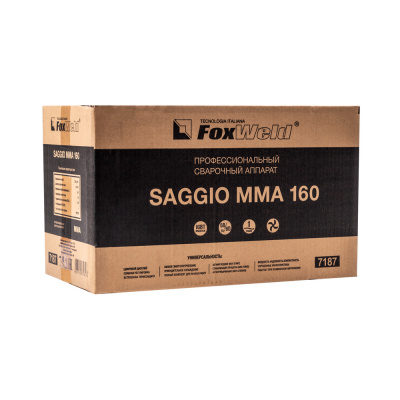 Сварочный аппарат FOXWELD SAGGIO MMA 160 фото в интернет-магазине "Салмет"