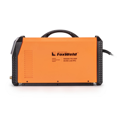 Аппарат аргонодуговой сварки FOXWELD SAGGIO TIG 205P AC/DC LCD PFC фото в интернет-магазине "Салмет"