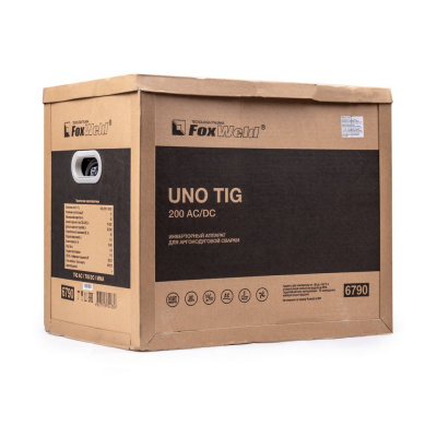 Аппарат аргонодуговой сварки FOXWELD UNO TIG 200 AC/DC фото в интернет-магазине "Салмет"