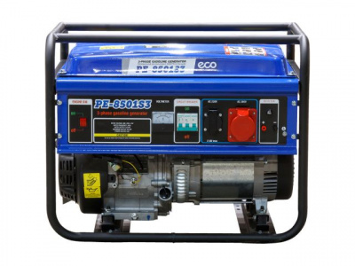 Электростанция 3-х фазная (генератор бензиновый) ECO PE-8501S3 (6,5/2,1 кВт, 380/220 В, бак 25.0 л, вес 73 кг) (PE-8501S3) фото в интернет-магазине "Салмет"