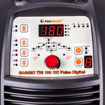 Аппарат аргонодуговой сварки FOXWELD SAGGIO TIG 180 DC Pulse Digital (пр-во FoxWeld/КНР) фото в интернет-магазине "Салмет"